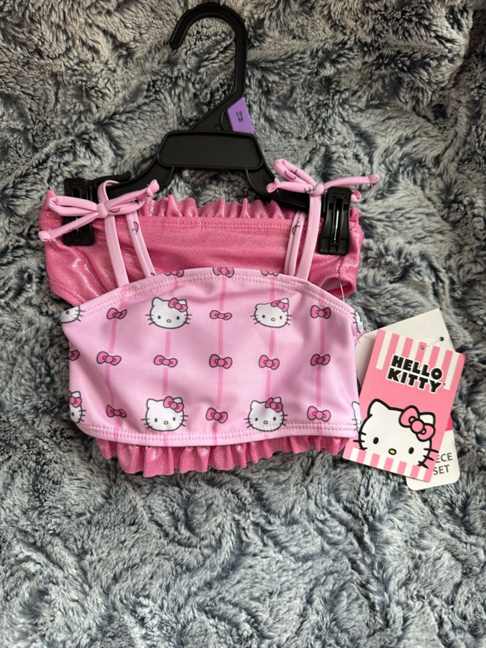 NWTS Hello Kitty Pink Two-Piece Swim Set - Girls Sz 12 months
